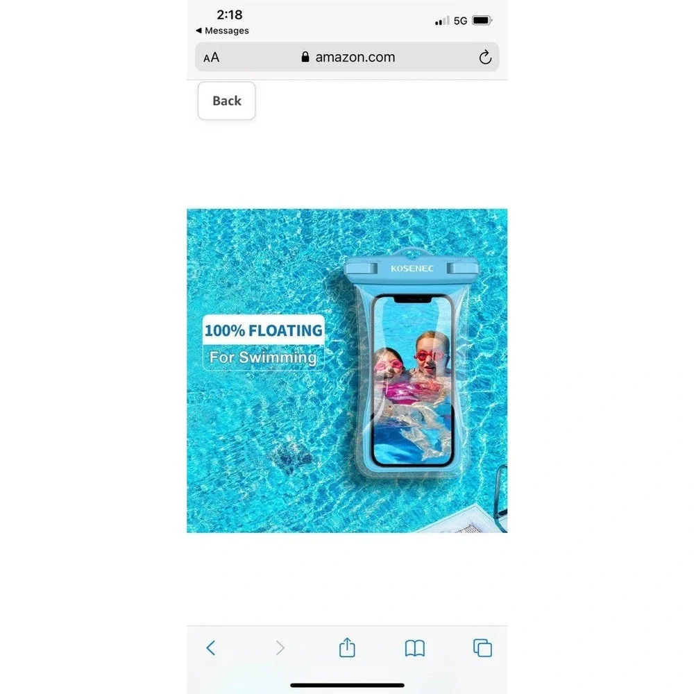 Universal Waterproof Phone Case,Floating (2 Pack)